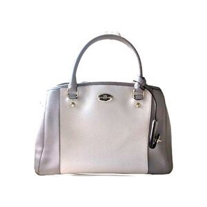 Coach Margot Carryall  Crossgrain Leather  Two Tone Hand Bag